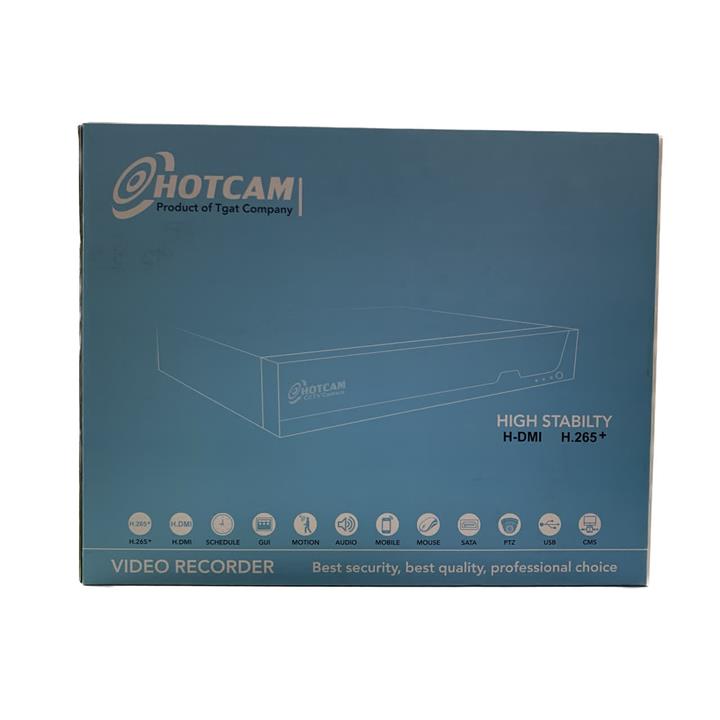 دستگاه ضبط کننده ویدیوئی 4 کانال  5 مگا پیکسل مارک هات کم  – DVR 4 CH  5MP HOTCAM